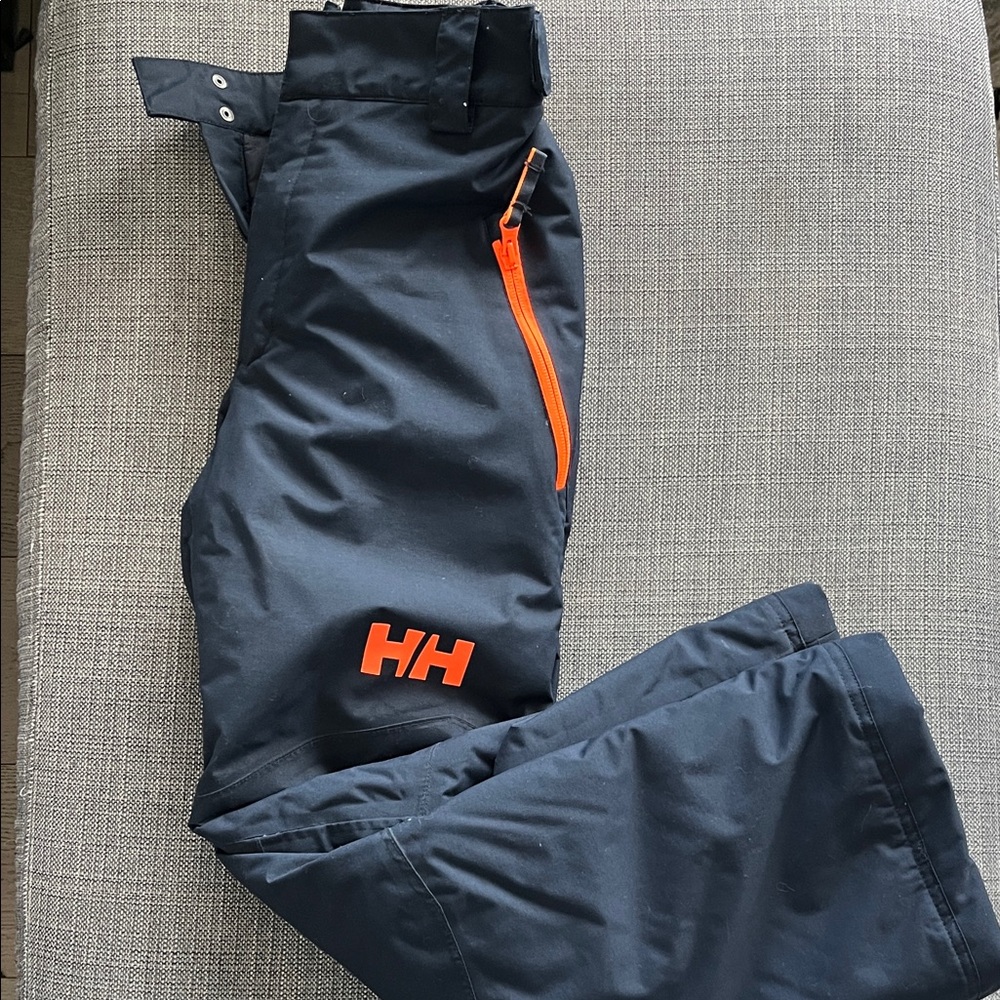 Helly Hansen Navy Pants with Bright Orange Details